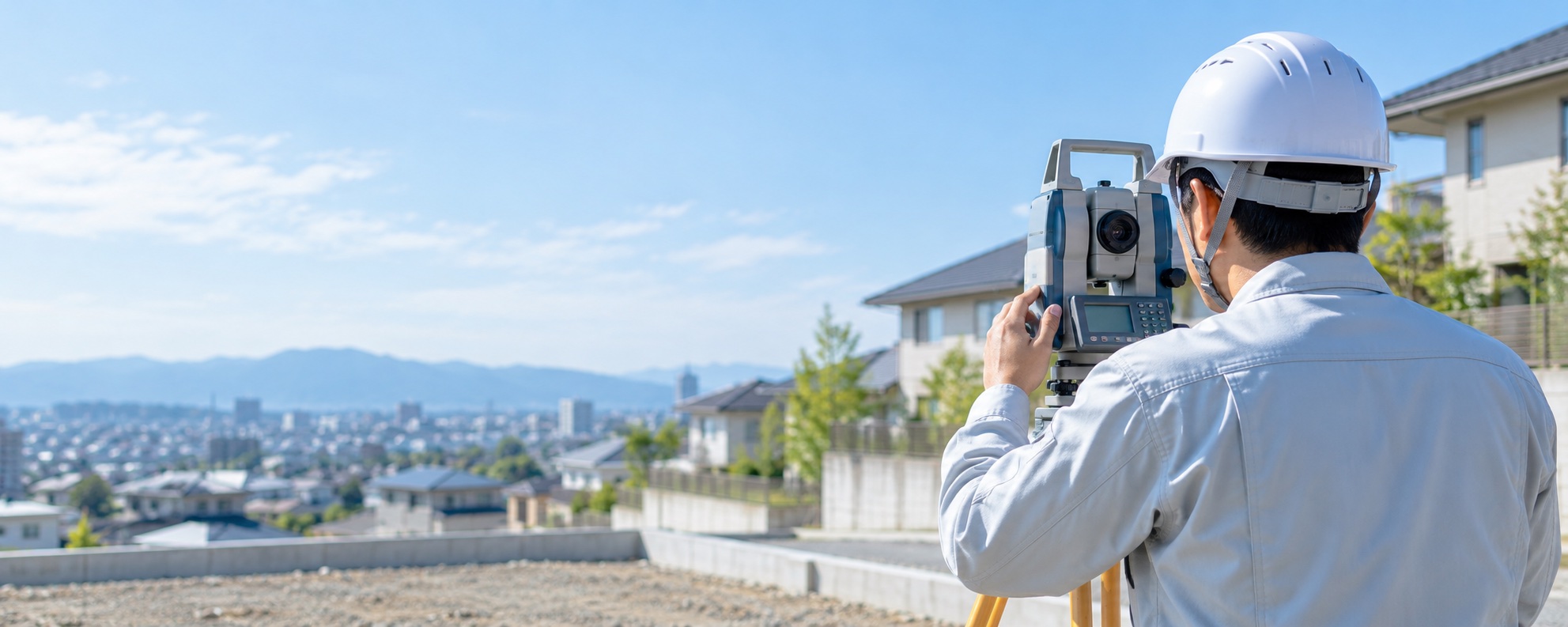 測量現場のデモ用イメージ写真